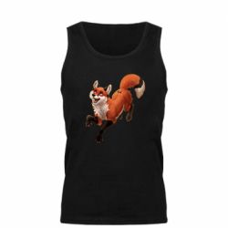 Мужская майка Fox in flight - PrintSalon