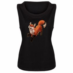 Женская майка Fox in flight