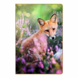 Блокнот з принтом Fox in the field - PrintSalon