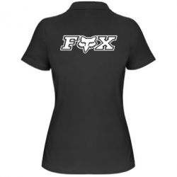 Женское поло Fox Moto - PrintSalon
