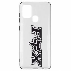 Чехол для Samsung A21s Fox Moto - PrintSalon