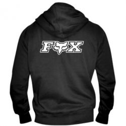 Мужское худи на молнии Fox Moto - PrintSalon