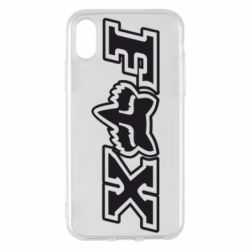 Чехол для iPhone X/Xs Fox Moto - PrintSalon