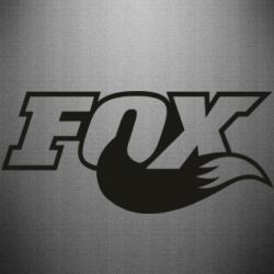 Наклейка Fox racing tail - PrintSalon