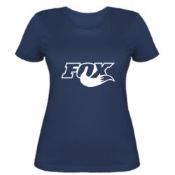 Женская футболка Fox racing tail - PrintSalon