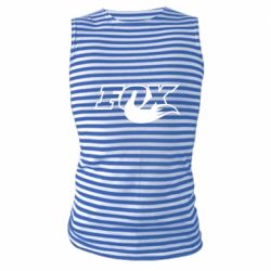 Майка-тельняшка Fox racing tail - PrintSalon