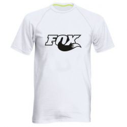 Мужская футболка для спорта Fox racing tail - PrintSalon