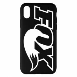 Чехол для iPhone X/Xs Fox racing tail - PrintSalon