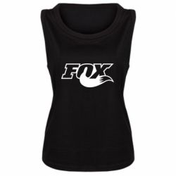 Женская майка Fox racing tail - PrintSalon