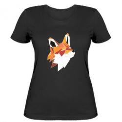 Жіноча футболка Fox Triangular Art - PrintSalon