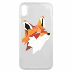 Чохол для iPhone Xs Max Fox Triangular Art - PrintSalon