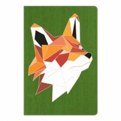 Блокнот з принтом Fox Triangular Art - PrintSalon