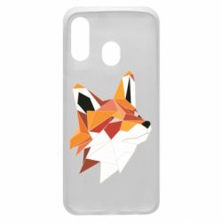 Чохол для Samsung A40 Fox Triangular Art - PrintSalon