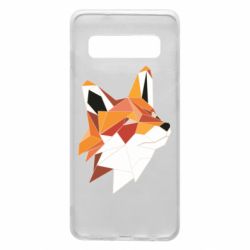 Чохол для Samsung S10 Fox Triangular Art - PrintSalon