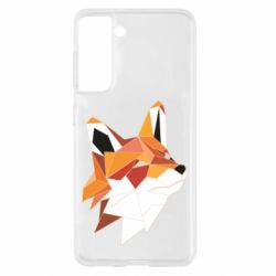 Чохол для Samsung S21 Fox Triangular Art - PrintSalon