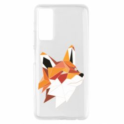 Чохол для Huawei P Smart 2021 Fox Triangular Art - PrintSalon