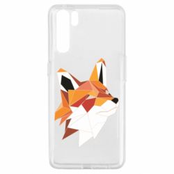 Чохол для Oppo A91 / Reno3Fox Triangular Art - PrintSalon