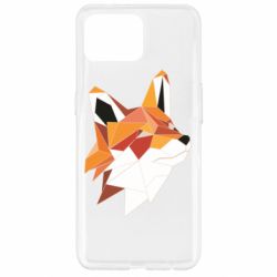 Чохол для Oppo Reno 4 Lite Fox Triangular Art - PrintSalon
