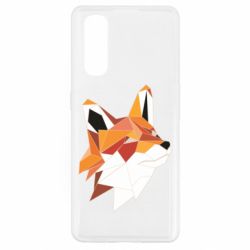Чохол для Oppo Find X2Fox Triangular Art - PrintSalon