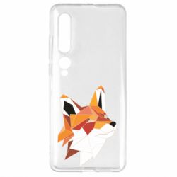 Чохол для Xiaomi Mi10 / 10 Pro Fox Triangular Art - PrintSalon