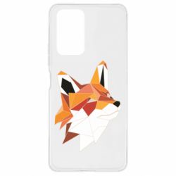 Чохол для Xiaomi Redmi Note 10 Pro Fox Triangular Art - PrintSalon