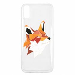 Чохол для Xiaomi Redmi 9a Fox Triangular Art - PrintSalon