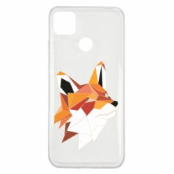 Чохол для Xiaomi Redmi 9c Fox Triangular Art - PrintSalon