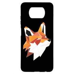 Чохол для Xiaomi Poco X3 Fox Triangular Art - PrintSalon