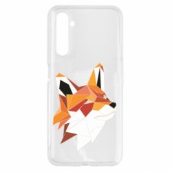 Чохол для Realme 6 Fox Triangular Art - PrintSalon