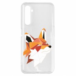 Чохол для Realme 6 Pro Fox Triangular Art - PrintSalon