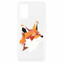 Чехол для Realme 7 Pro Fox Triangular Art