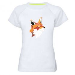 Жіноча футболка для спорту Fox Triangular Art - PrintSalon