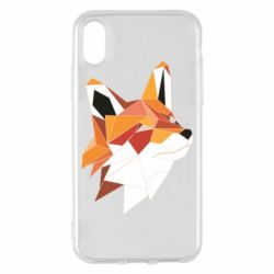 Чохол для iPhone X/Xs Fox Triangular Art - PrintSalon