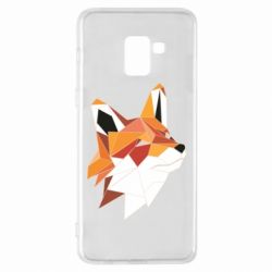 Чохол для Samsung A8+ 2018 Fox Triangular Art - PrintSalon