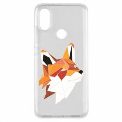 Чохол для Xiaomi Mi A2 Fox Triangular Art - PrintSalon