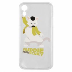 Чехол для iPhone XR Freddie meowrcury - PrintSalon