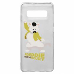 Чехол для Samsung S10+ Freddie meowrcury - PrintSalon