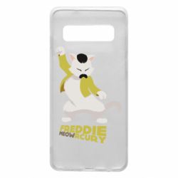 Чехол для Samsung S10 Freddie meowrcury - PrintSalon