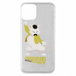 Чехол для iPhone 11 Freddie meowrcury - PrintSalon