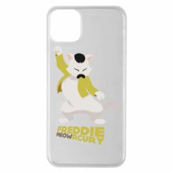 Чехол для iPhone 11 Pro Max Freddie meowrcury - PrintSalon