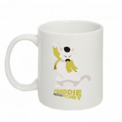 Чашка 320ml Freddie meowrcury - PrintSalon