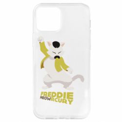 Чехол для iPhone 12 Freddie meowrcury - PrintSalon