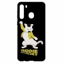 Чехол для Samsung A21 Freddie meowrcury - PrintSalon