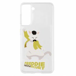 Чехол для Samsung S21 Freddie meowrcury - PrintSalon