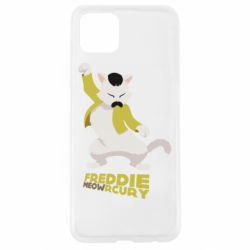 Чехол для Oppo A92s Freddie meowrcury - PrintSalon