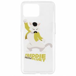 Чехол для Oppo Reno 4 Lite Freddie meowrcury - PrintSalon