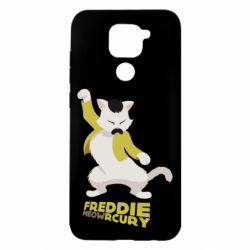 Чехол для Xiaomi Redmi Note 9/Redmi 10X Freddie meowrcury - PrintSalon