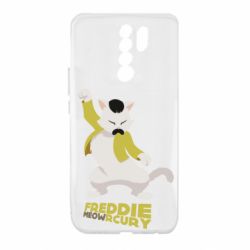 Чехол для Xiaomi Redmi 9 Freddie meowrcury - PrintSalon