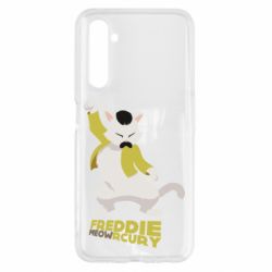 Чехол для Realme 6 Freddie meowrcury - PrintSalon