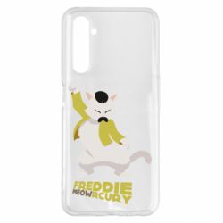 Чехол для Realme 6 Pro Freddie meowrcury - PrintSalon